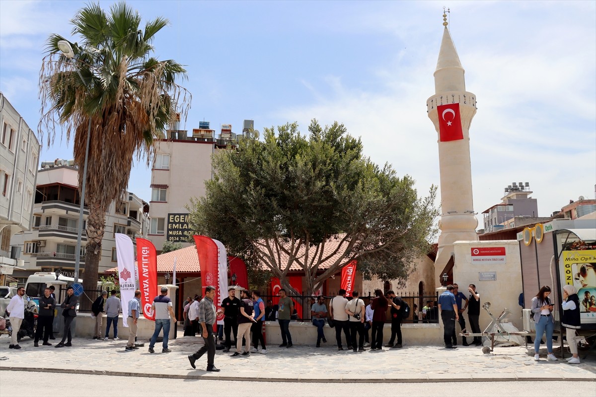 Hatay'da, 6 Şubat 2023'teki depremlerde hasar gören 5 cami ve 1 mescit restorasyonlarının ardından...