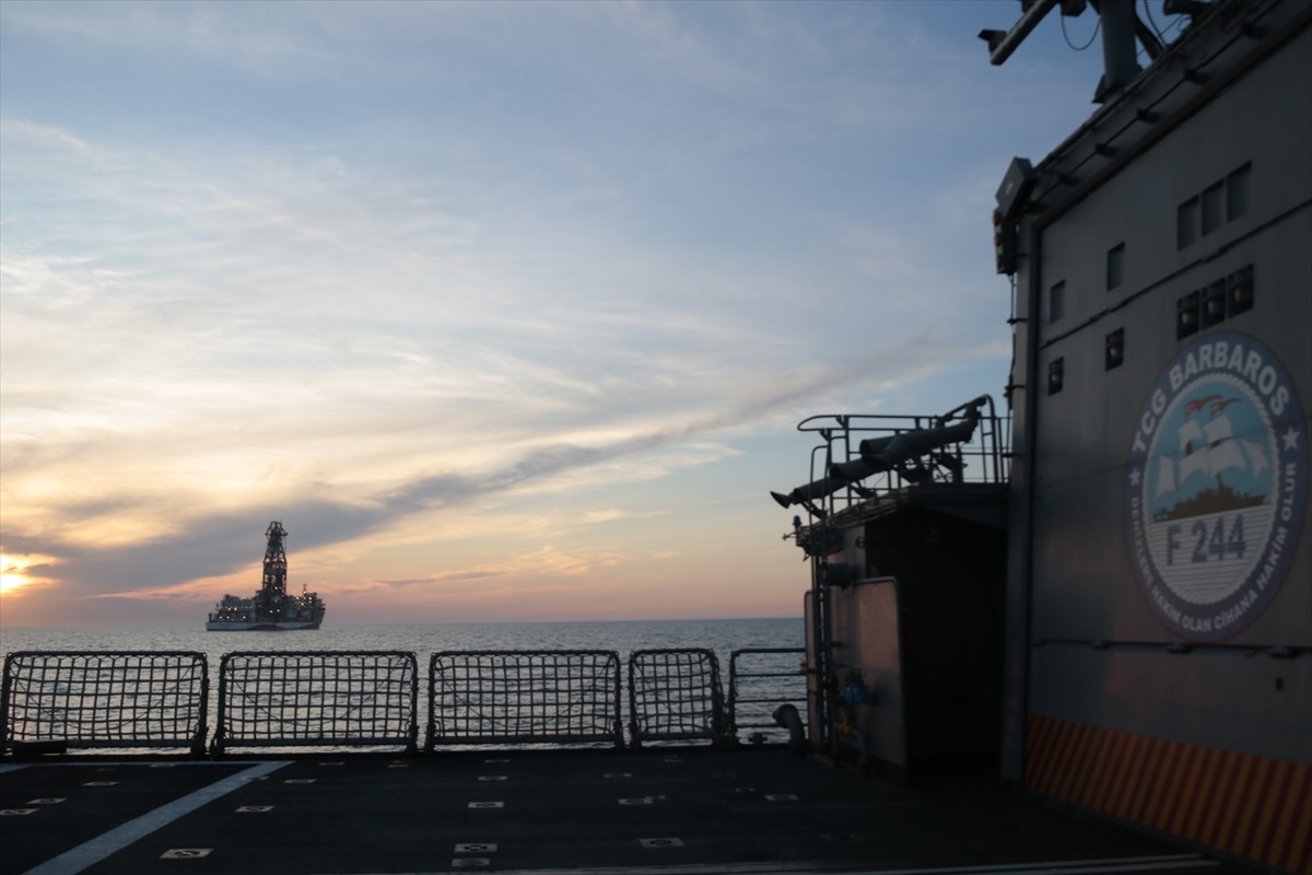 Milli Savunma Bakanlığı (MSB), Yavuz, Kanuni, Abdülhamid Han ve Fatih sondaj gemilerini koruma...