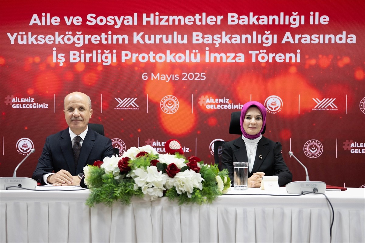 "Aile Yılı" kapsamında Aile ve Sosyal Hizmetler Bakanlığı ile Yükseköğretim Kurulu Başkanlığı...