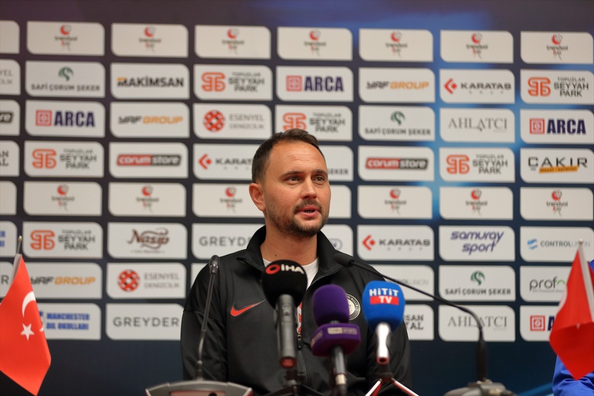 Trendyol 1. Lig'in 37. haftasında Ahlatcı Çorum FK, evinde Kızılkaya Tarım Şanlıurfaspor'u 2-1...