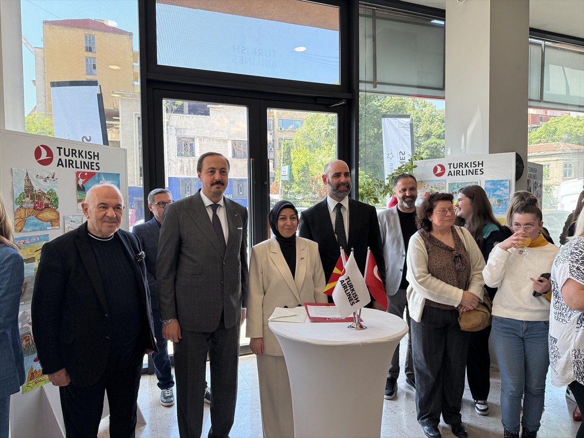 Türk Hava Yolları (THY) tarafından Kuzey Makedonya'da okullar arası düzenlenen "Türkiye'de nereye...