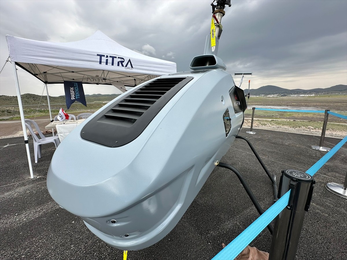 Türkiye'nin ilk özgün insansız helikopteri olarak güvenlik güçlerinin envanterine giren ALPİN...