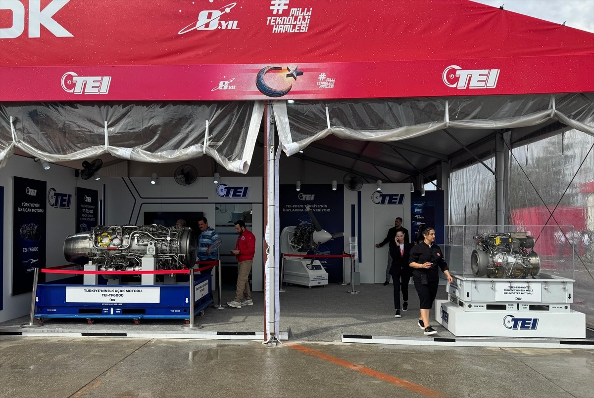 TUSAŞ Motor Sanayii AŞ (TEI), Kuzey Kıbrıs Türk Cumhuriyeti'nde (KKTC) düzenlenen TEKNOFEST'teki...