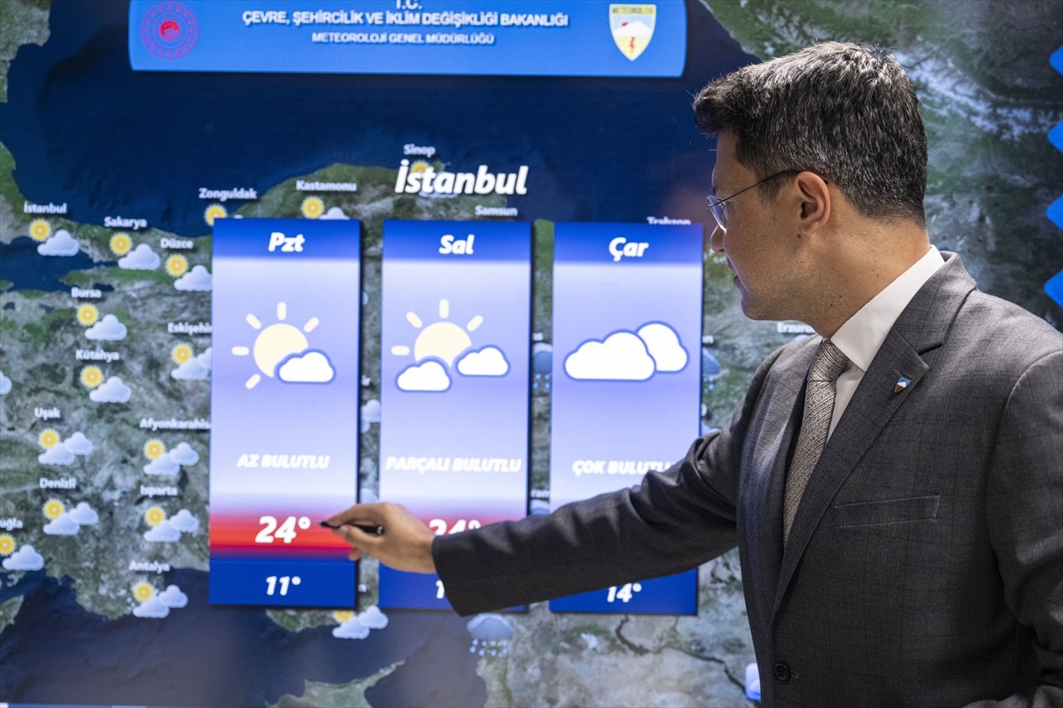 Yeni haftada yurt genelinde bahar yağışlarının görülmesi, sıcaklıkların mevsim normallerinin...