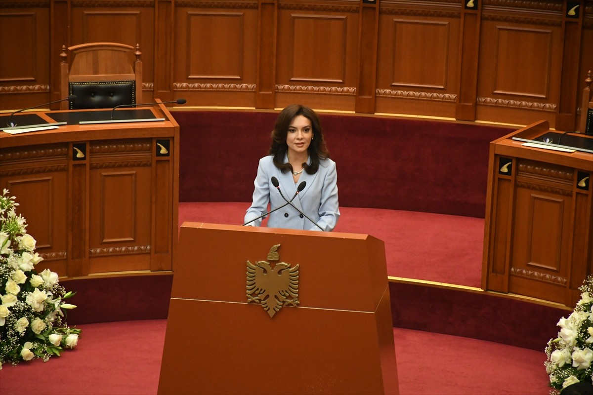 Arnavutluk'un başkenti Tiran'da, Güneydoğu Avrupa İşbirliği Süreci Parlamenter Asamblesi'nin...