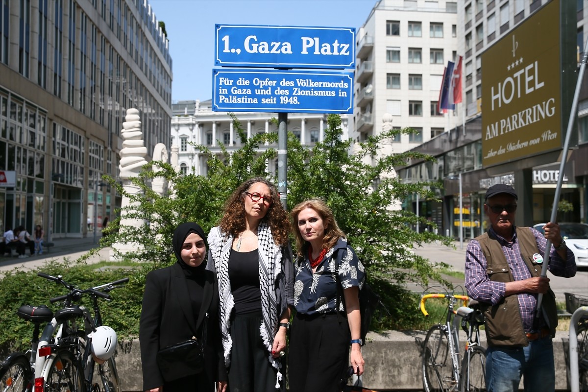  Avusturya’nın başkenti Viyana’da Filistin destekçileri, Gazze’de süren soykırıma dikkati çekmek...