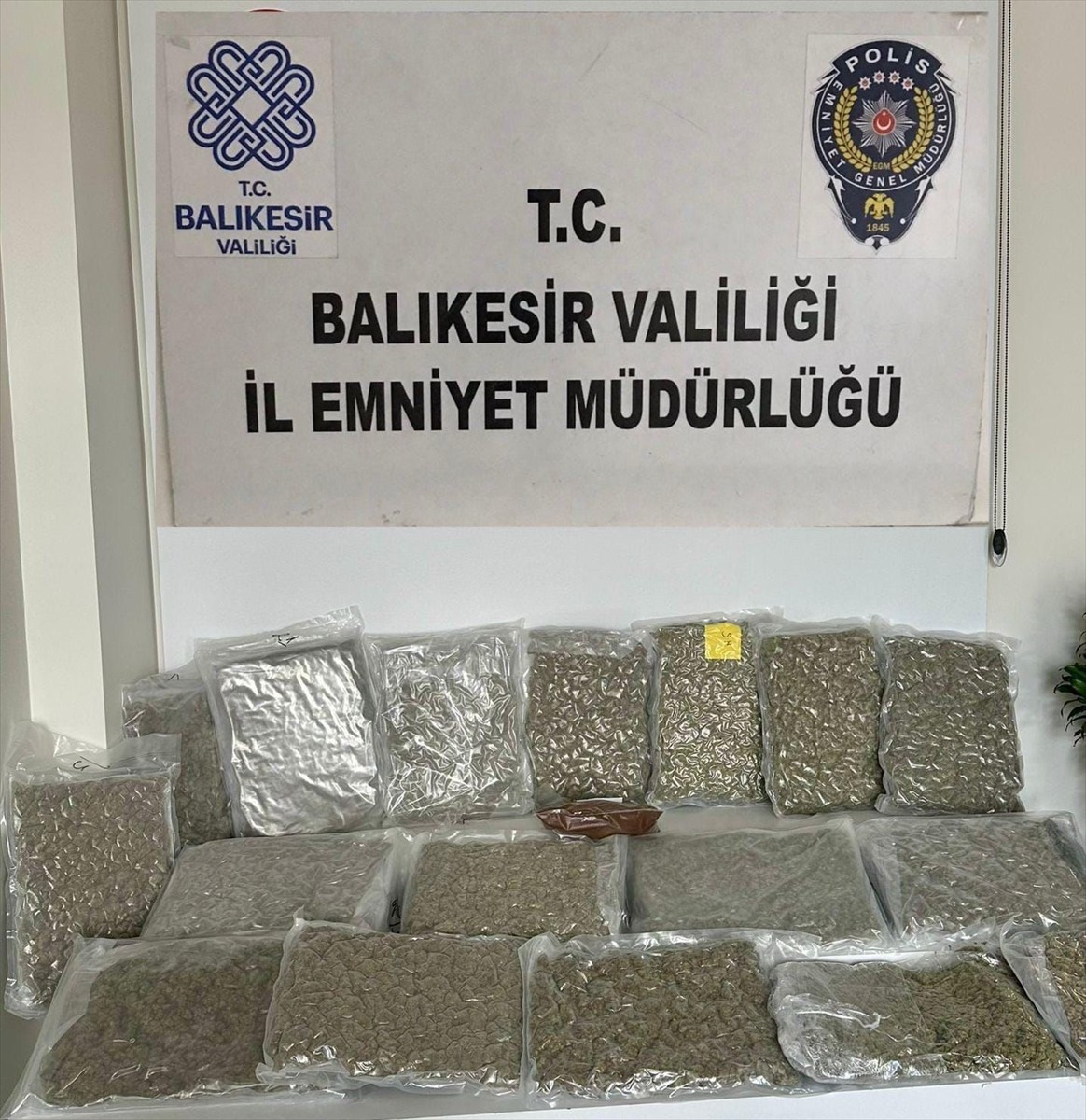 Balıkesir'de polis ekiplerince düzenlenen uyuşturucu operasyonunda 3 şüpheli gözaltına alındı....