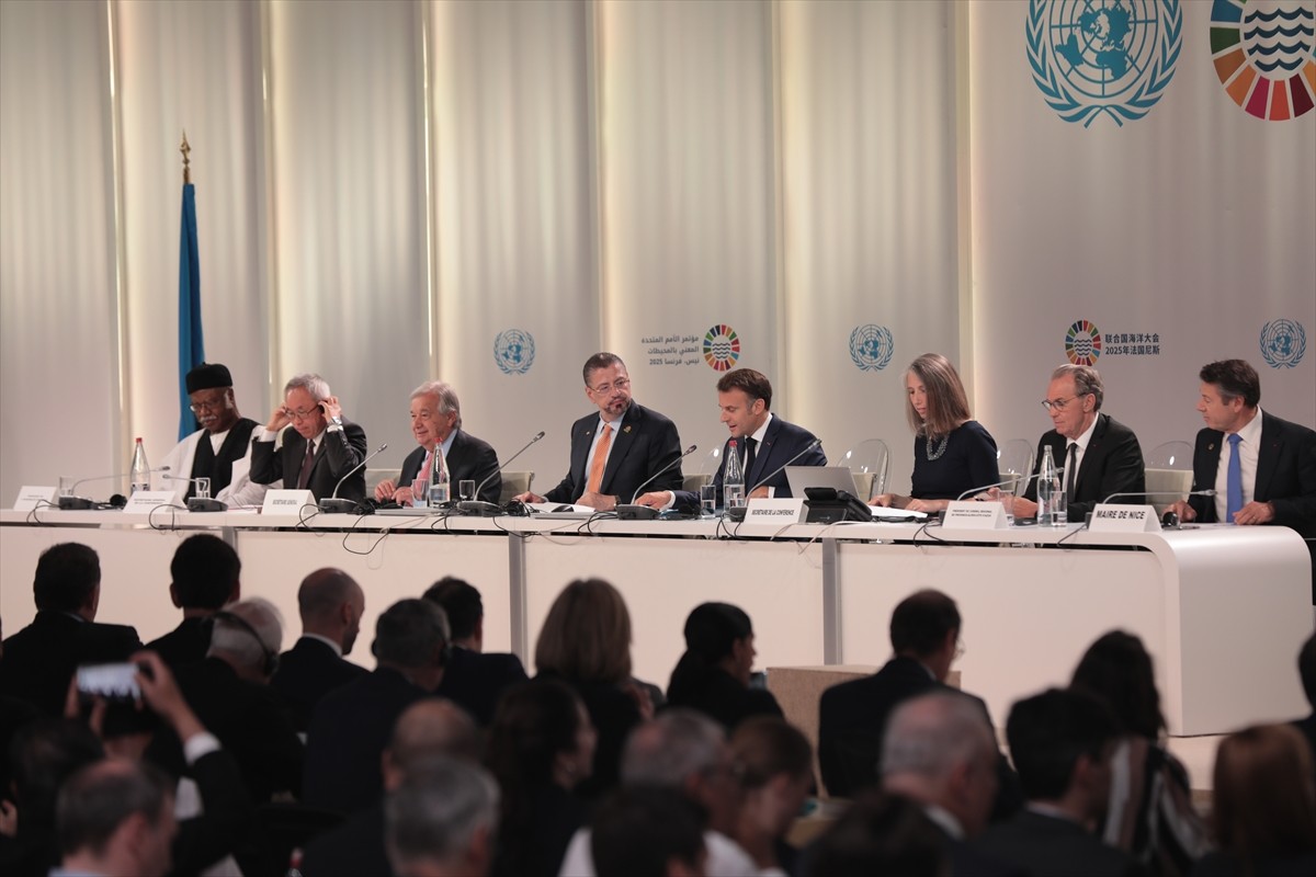 Birleşmiş Milletler (BM) Okyanus Konferansı’nın üçüncüsü (UNOC3), Fransa’nın Nice kentinde...