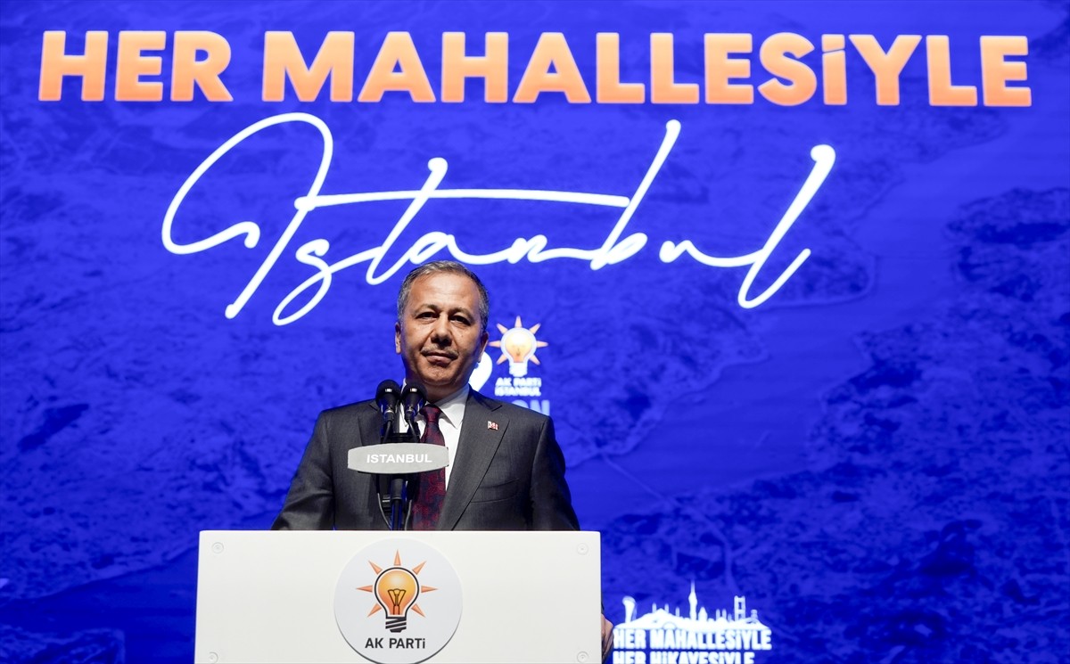 İçişleri Bakanı Ali Yerlikaya, AK Parti İstanbul İl Başkanlığınca Haliç Kongre Merkezi'nde...