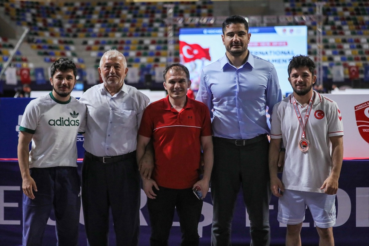 Kocaeli'de düzenlenen Uluslararası Yaşar Doğu, Vehbi Emre ve Hamit Kaplan Güreş Turnuvası'nın 3....
