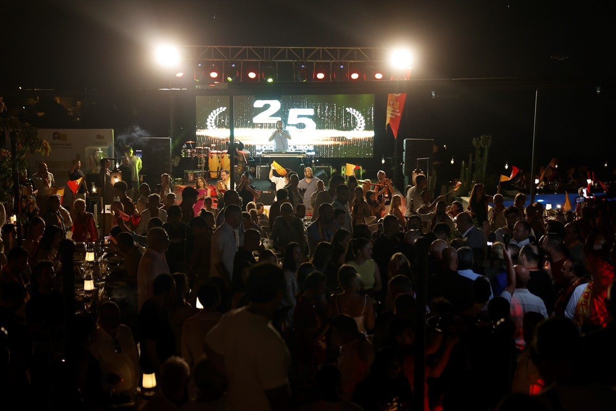 Muğla'nın Bodrum ilçesinde, Bodrum 1905 Galatasaraylılar Derneği tarafından 25. Şampiyonluk Gecesi...