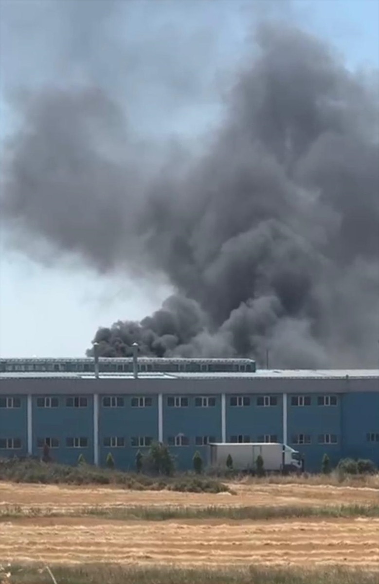 Tekirdağ'ın Ergene ilçesinde bir tekstil fabrikasında çıkan yangın söndürüldü.