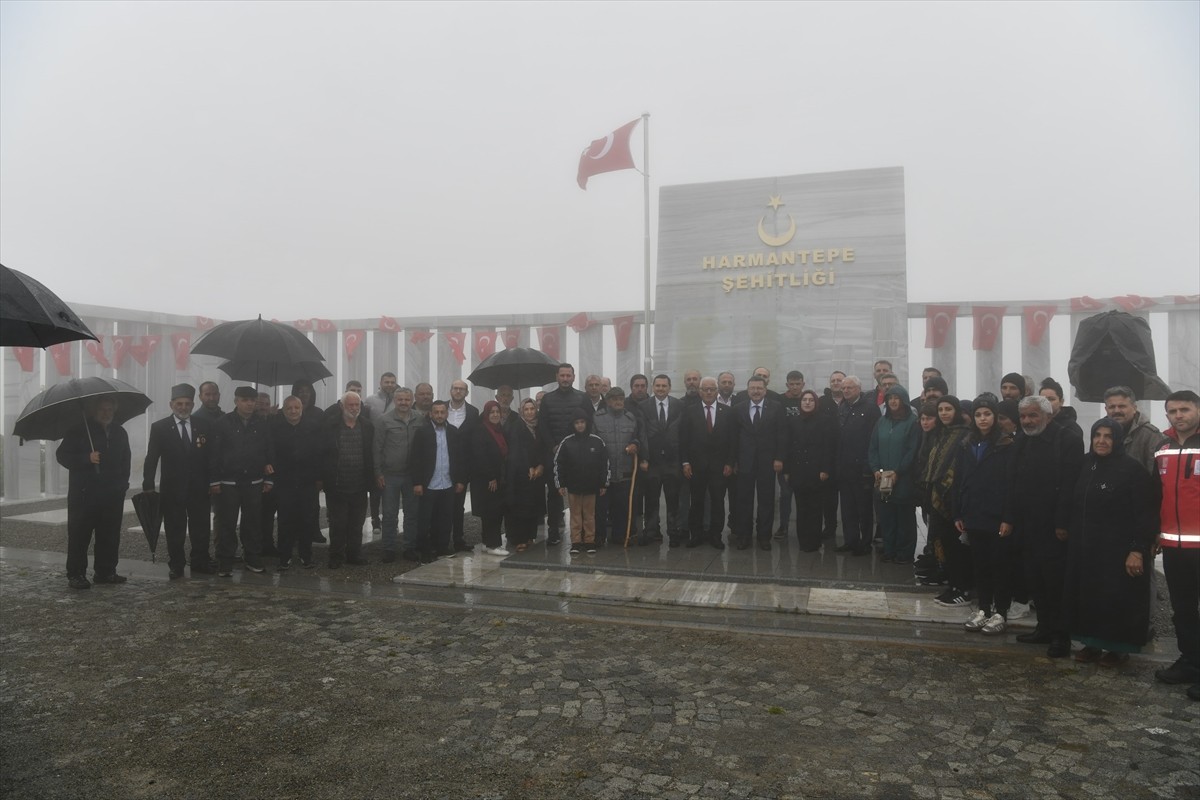  Trabzon'un Köprübaşı ilçesinde Harmantepe şehitleri 109'uncu ölüm yıldönümlerinde törenle...