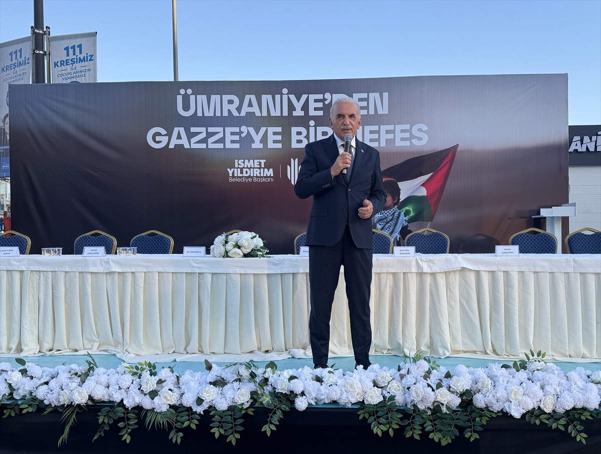 Ümraniye Belediyesi ile Anadolu'dan Gazze'ye Bir Nefes Platformu işbirliğiyle, "Ümraniye'den...