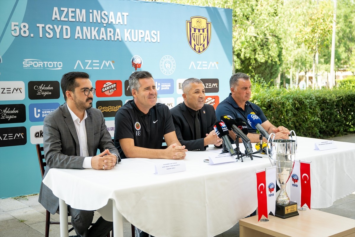 Bu yıl 58'incisi düzenlenecek Türkiye Spor Yazarları Derneği (TSYD) Ankara Kupası maçı öncesi...