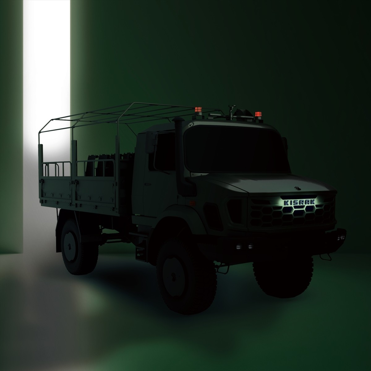 Güvenlik güçlerinin personel ve yük taşıma, keşif, lojistik destek, komuta merkezi ve akaryakıt...