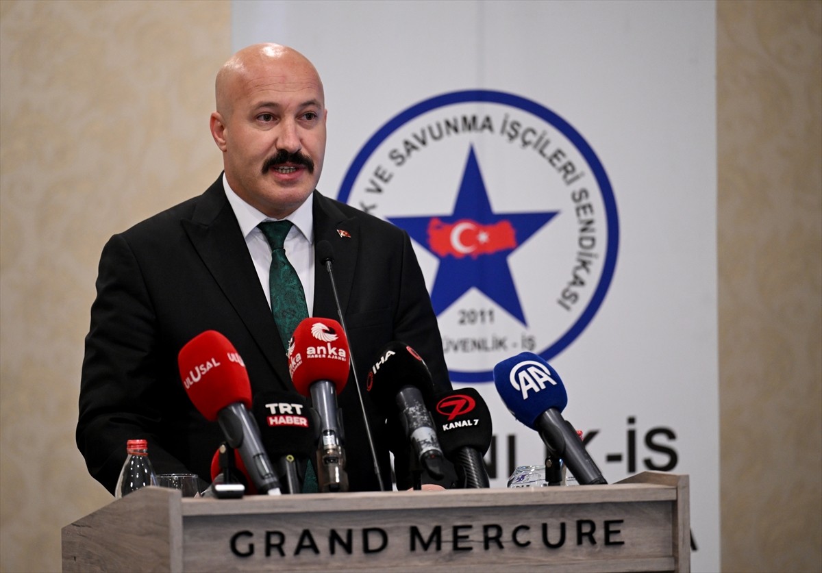 Güvenlik-İş Sendikası tarafından 24 Temmuz Gazeteciler ve Basın Bayramı dolayısıyla bir otelde...