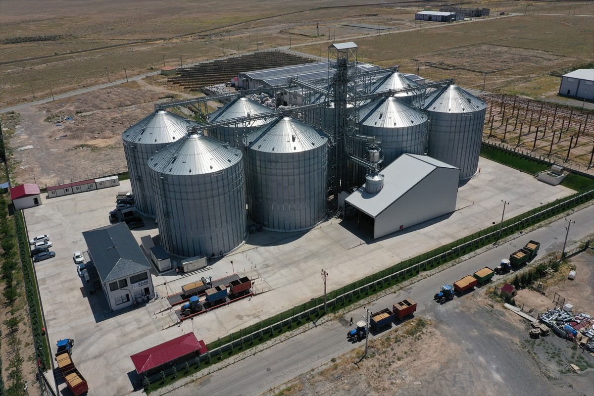 Iğdır’da yeni kurulan ve alımlara başlayan depolama tesisi, kentin hububat üretimine güç...