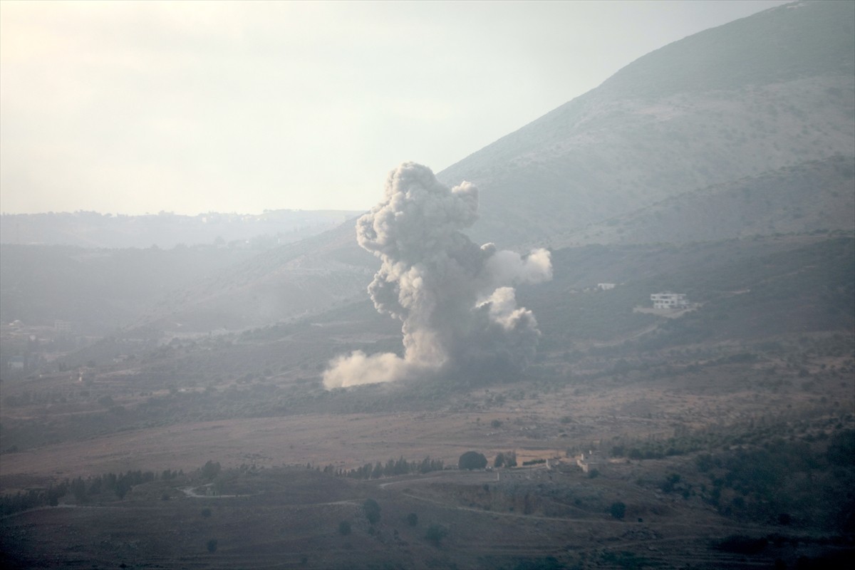 İsrail savaş uçakları, Lübnan'ın güneyindeki Litani Nehri kıyısında yer alan Dımaşkiyye, Hırdali...