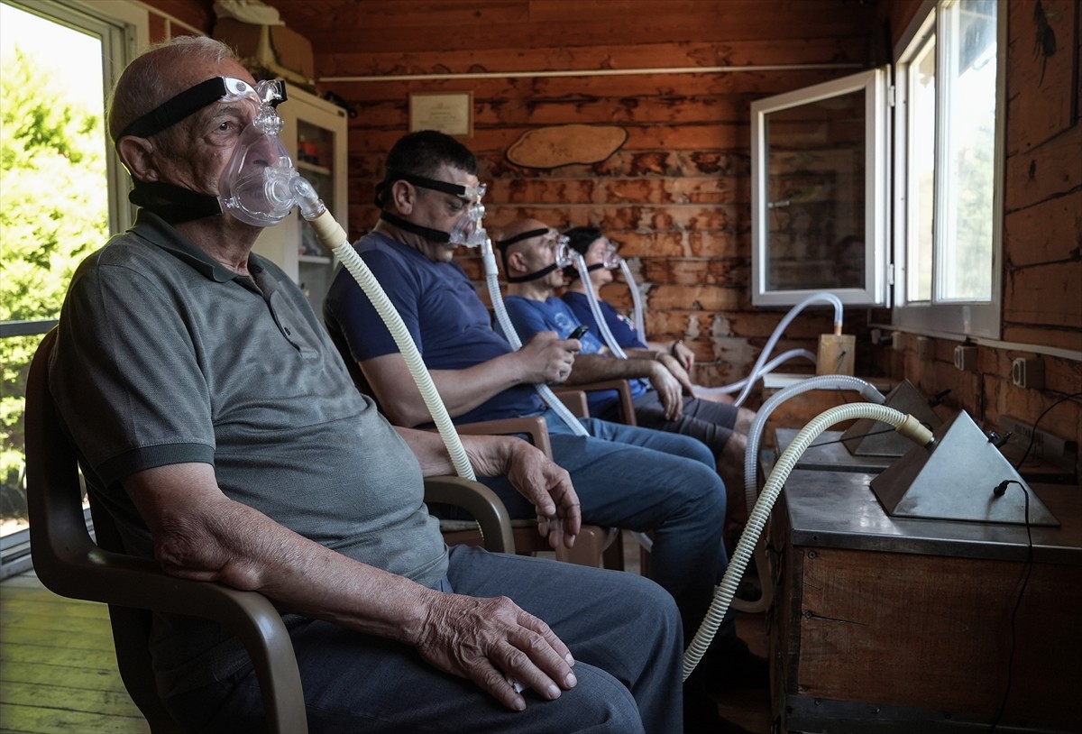 İzmir'in Karaburun ilçesindeki arı çiftliğinde, başta alerji, solunum yolu hastaları ve bağışıklık...