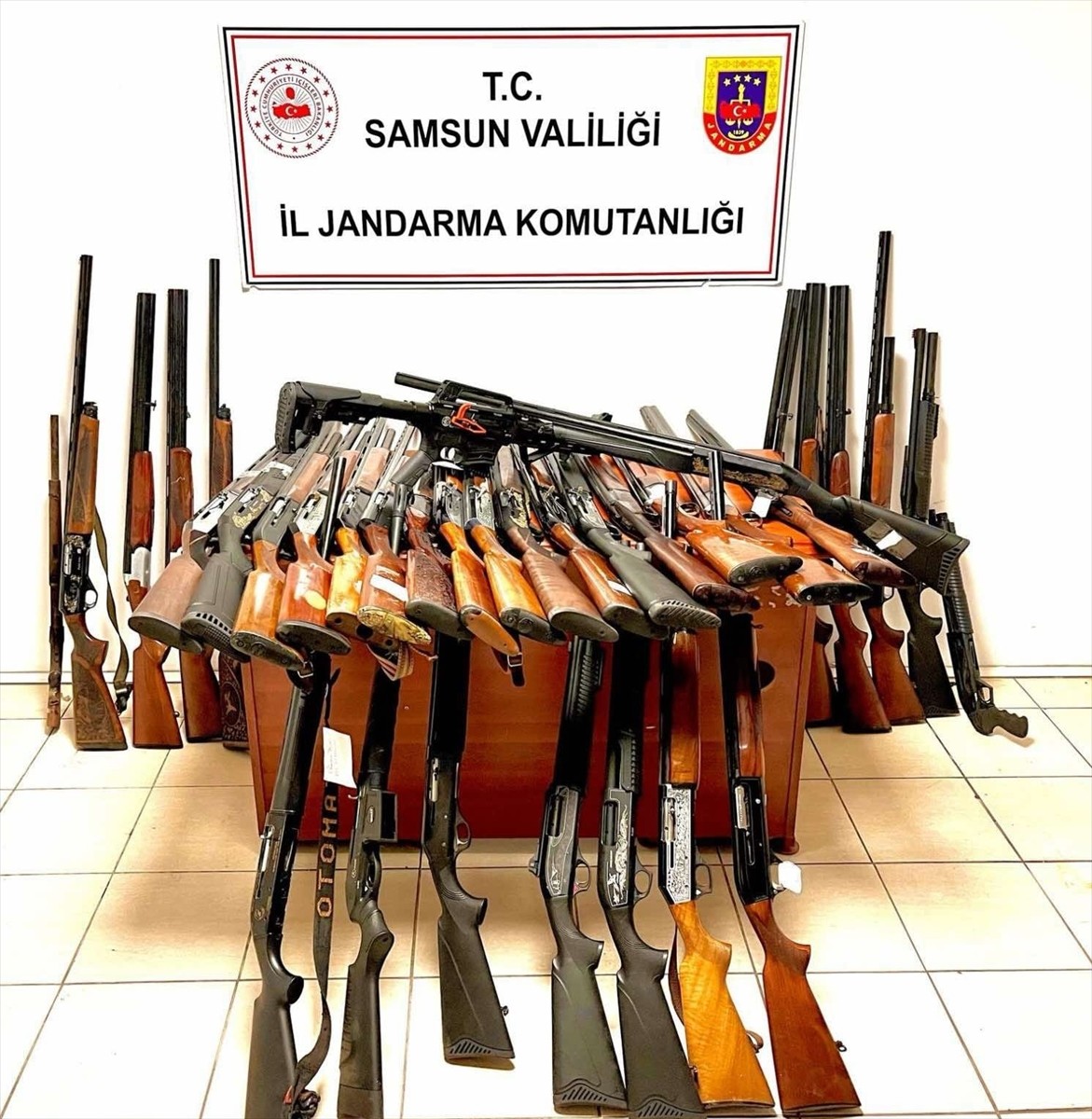 Samsun'un Çarşamba ilçesindeki ruhsatsız silah operasyonunda 2 şüpheli yakalandı. Aramalarda 22...