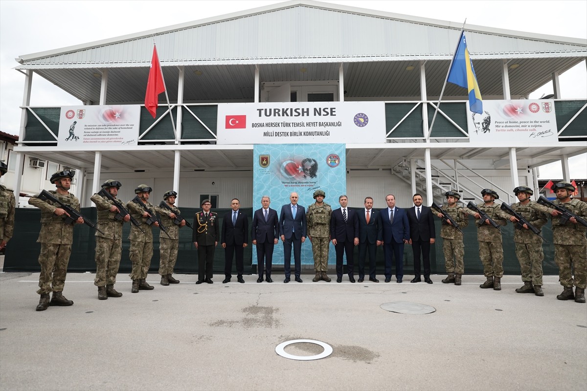 TBMM Başkanı Numan Kurtulmuş, Bosna Hersek'in başkenti Saraybosna'da bulunan Avrupa Birliği Barış...