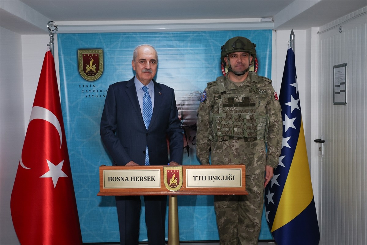 TBMM Başkanı Numan Kurtulmuş, Bosna Hersek'in başkenti Saraybosna'da bulunan Avrupa Birliği Barış...