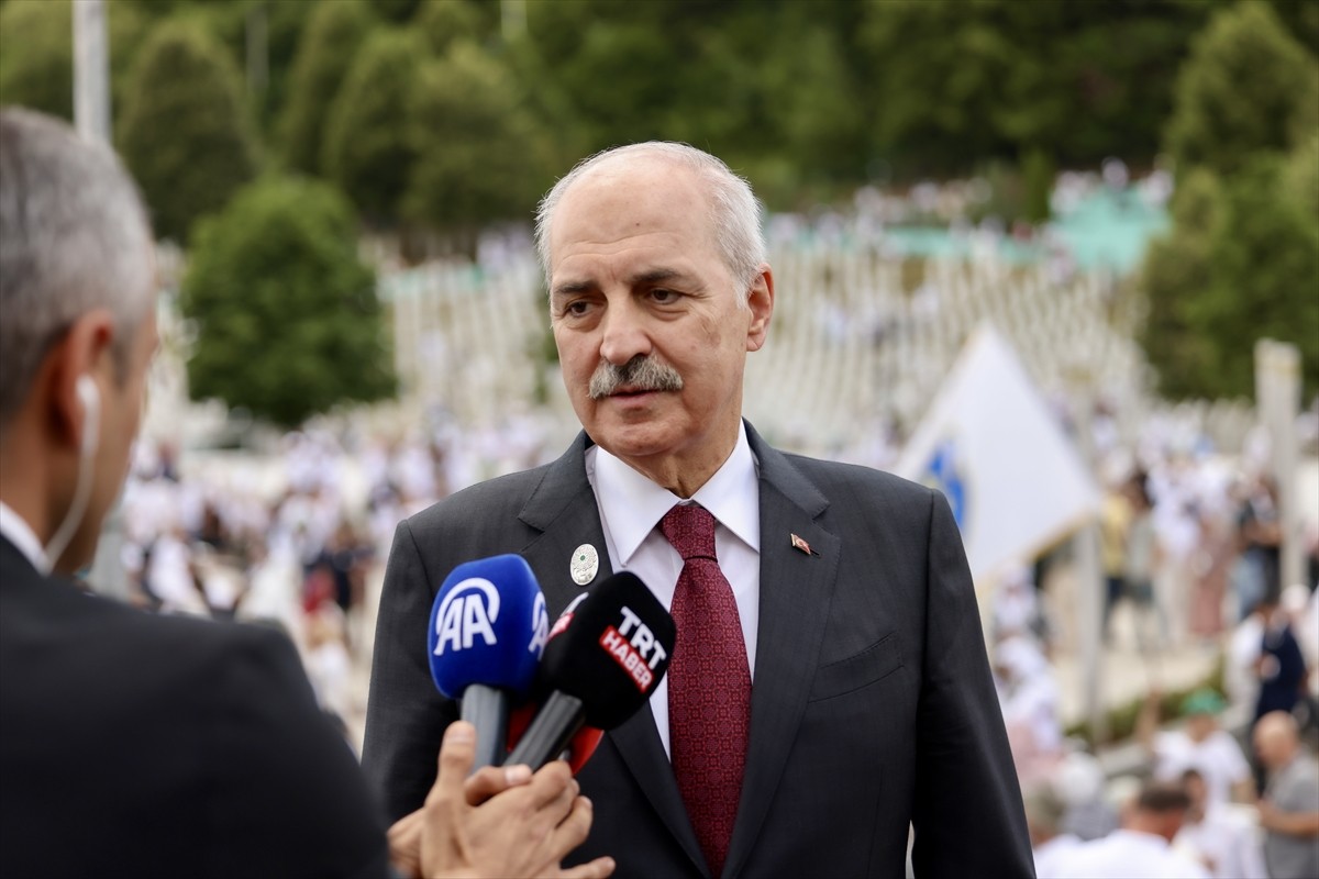 TBMM Başkanı Numan Kurtulmuş, Bosna Hersek'in doğusundaki Srebrenitsa'da, Sırp birliklerince...
