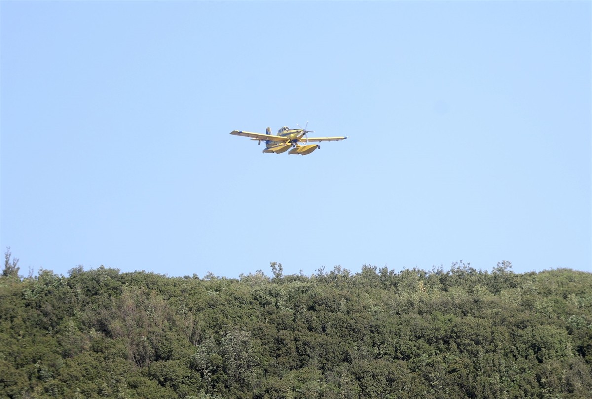 Tekirdağ'ın Şarköy ilçesindeki dün öğle saatlerinde tarım alanından başlayıp ormana sıçrayan...