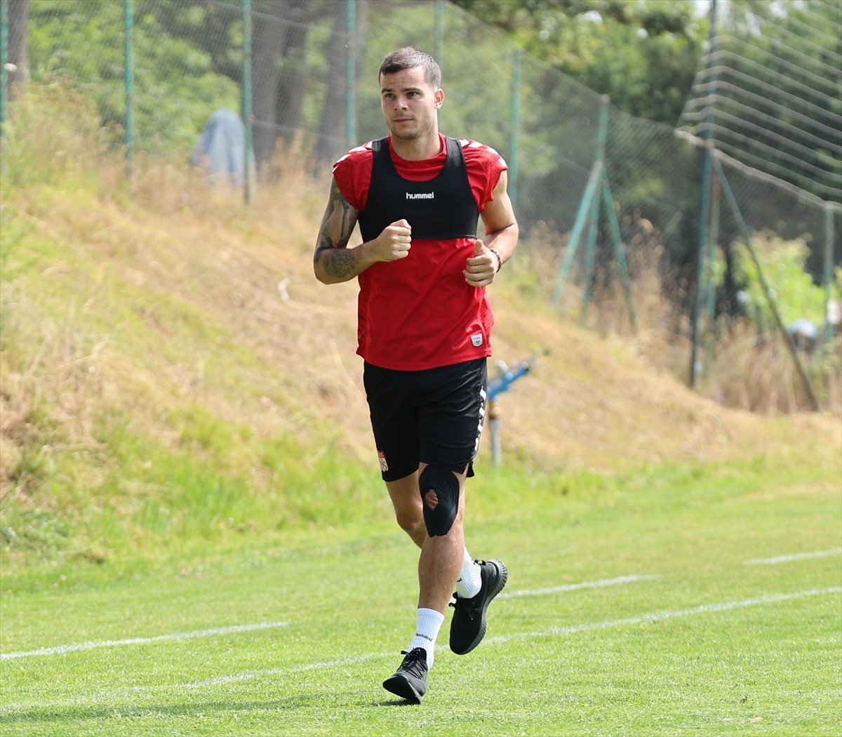 Trendyol 1. Lig ekiplerinden Sivasspor'un Bolu kampı devam ediyor.