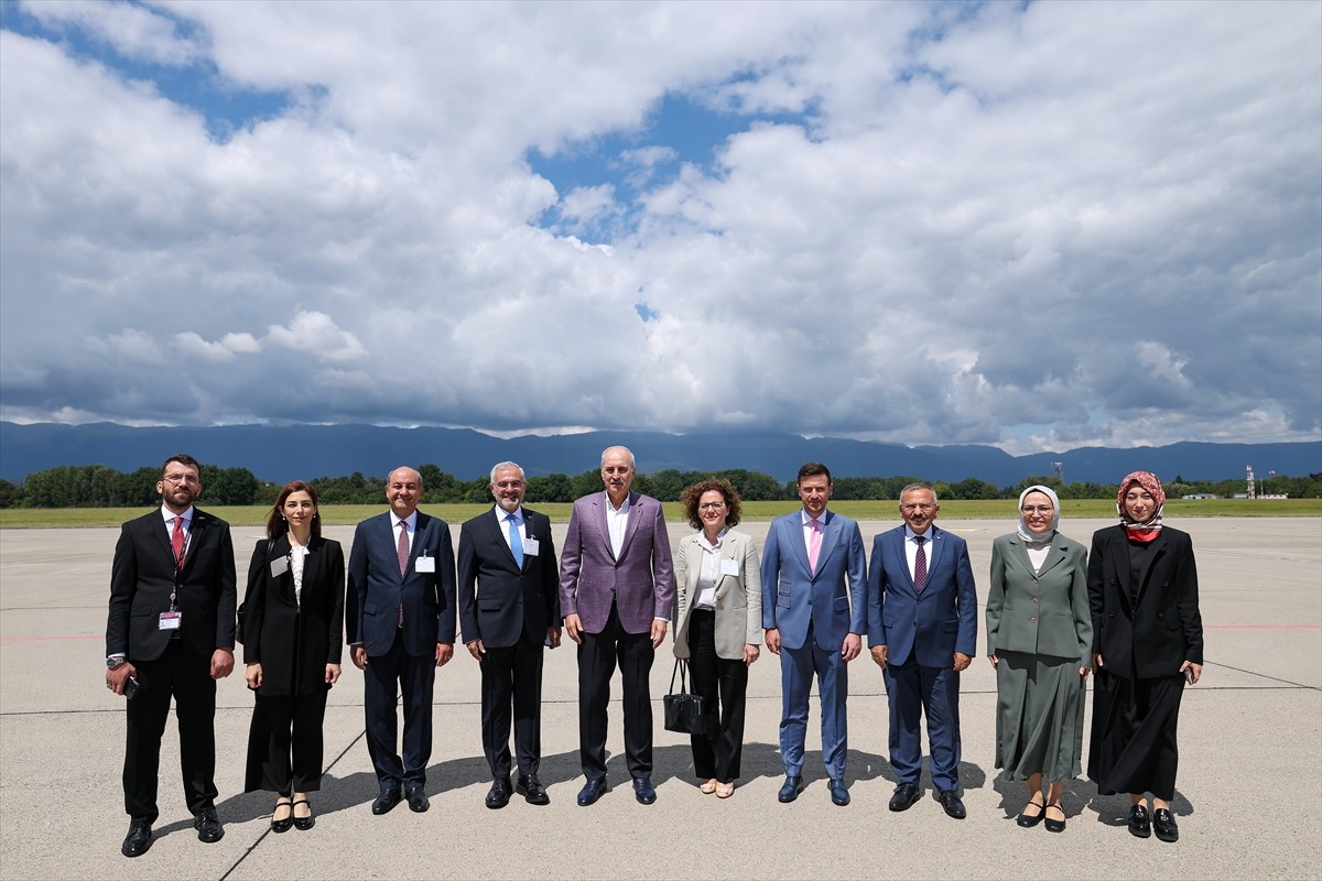 Türkiye Büyük Millet Meclisi (TBMM) Başkanı Numan Kurtulmuş, Altıncı Dünya Parlamento Başkanları...