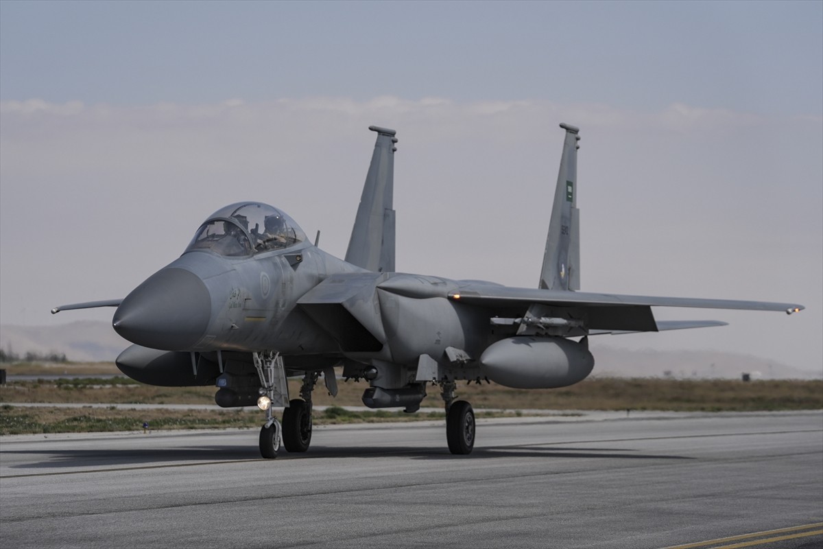 Uluslararası Anadolu Kartalı-2025 Eğitimi'nin hava fotoğrafçılığı günü, Konya 3. Ana Jet Üs...