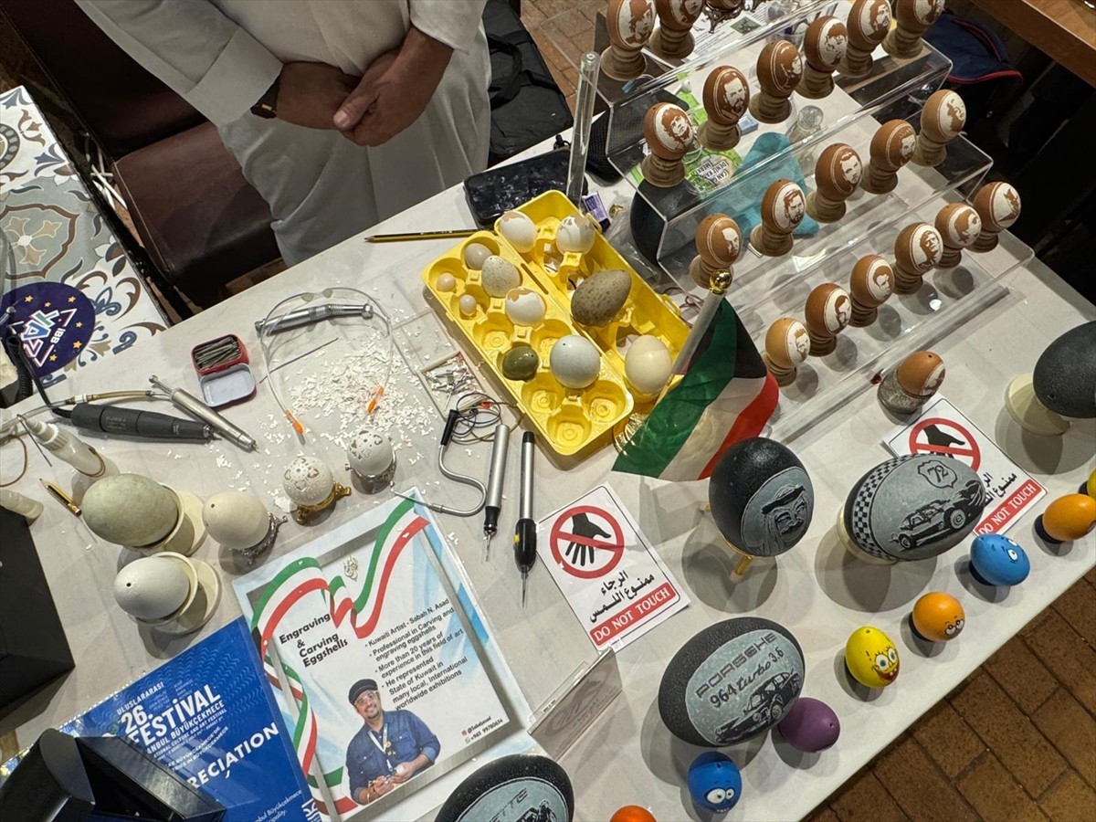 Yumurta süsleme sanatçısı, aynı zamanda akademisyen ve mühendis Kuveytli Sabah N. Asad, bu yıl...