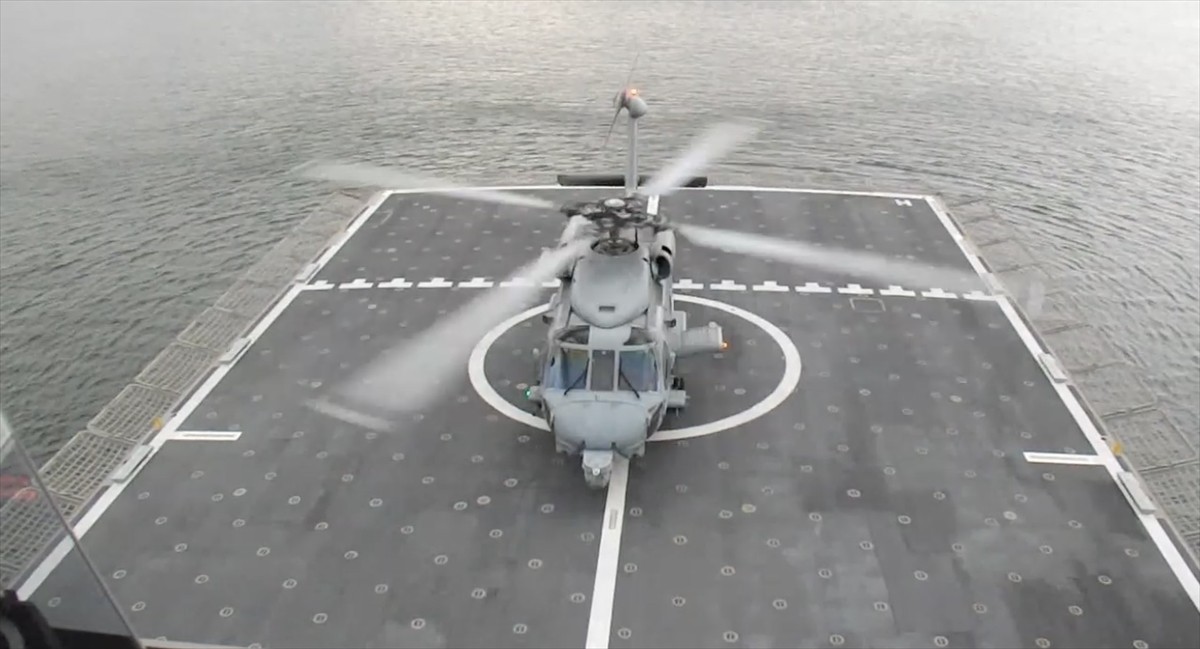 Açık Deniz Karakol Gemisi Projesi kapsamında inşa edilecek 4 geminin helikopter platformları...