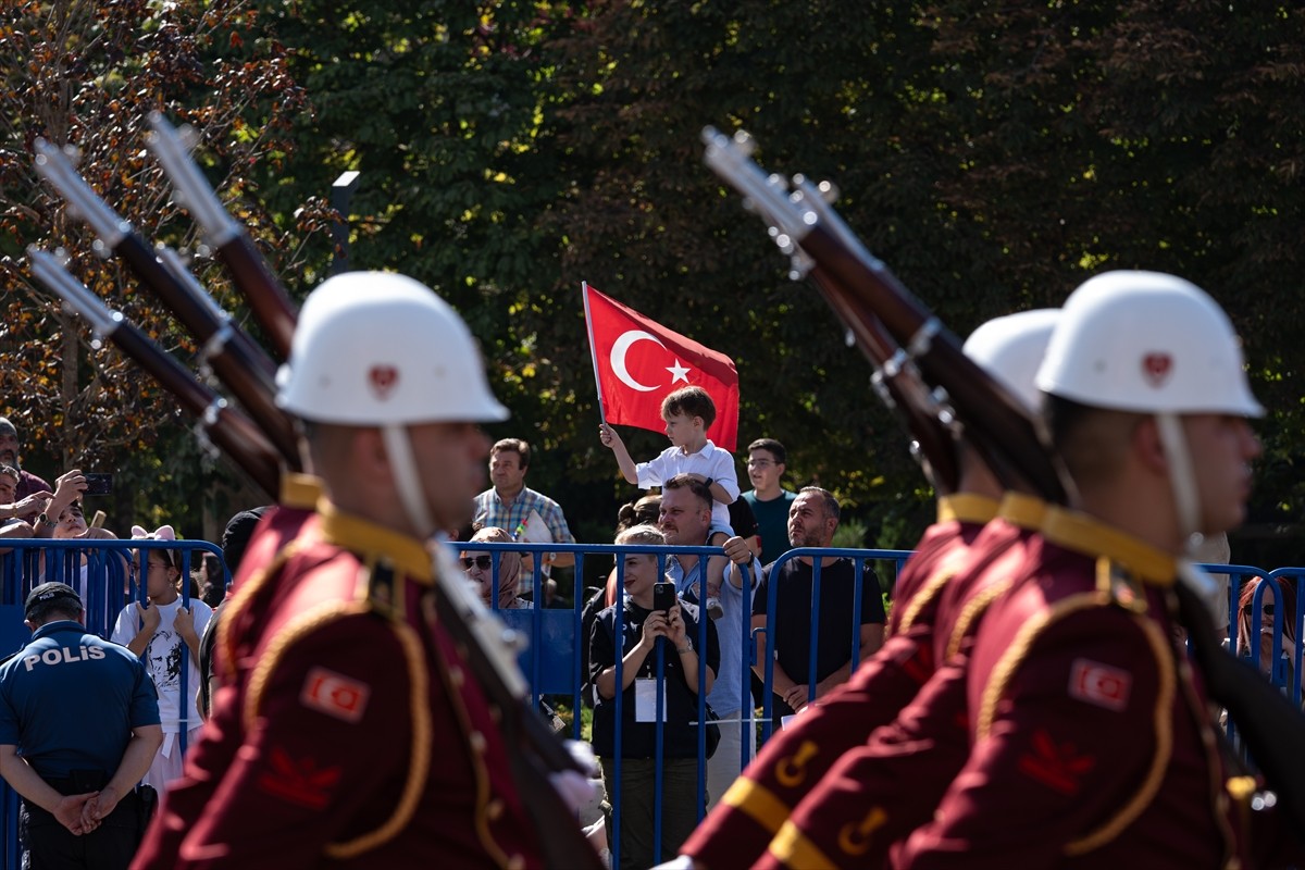 Ankara'da, 30 Ağustos Zafer Bayramı kutlama programları kapsamında Türkiye Büyük Millet Meclisi...