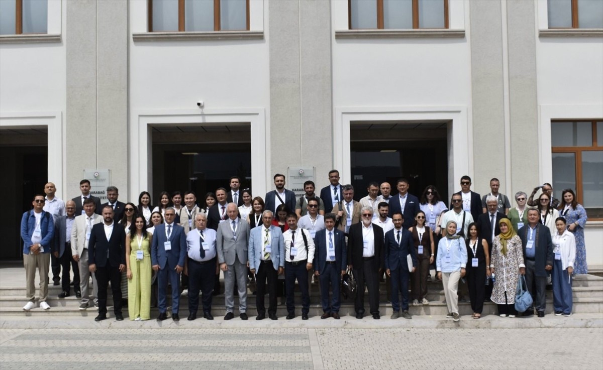 Azerbaycan'ın Hankendi kentindeki Karabağ Üniversitesinde 7’nci Geleneksel Türk Devletleri...