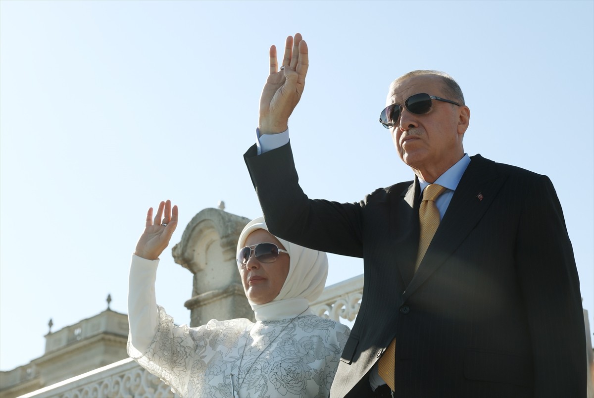 Cumhurbaşkanı Recep Tayyip Erdoğan, TEKNOFEST Mavi Vatan kapsamında İstanbul Boğazı'ndan geçiş...