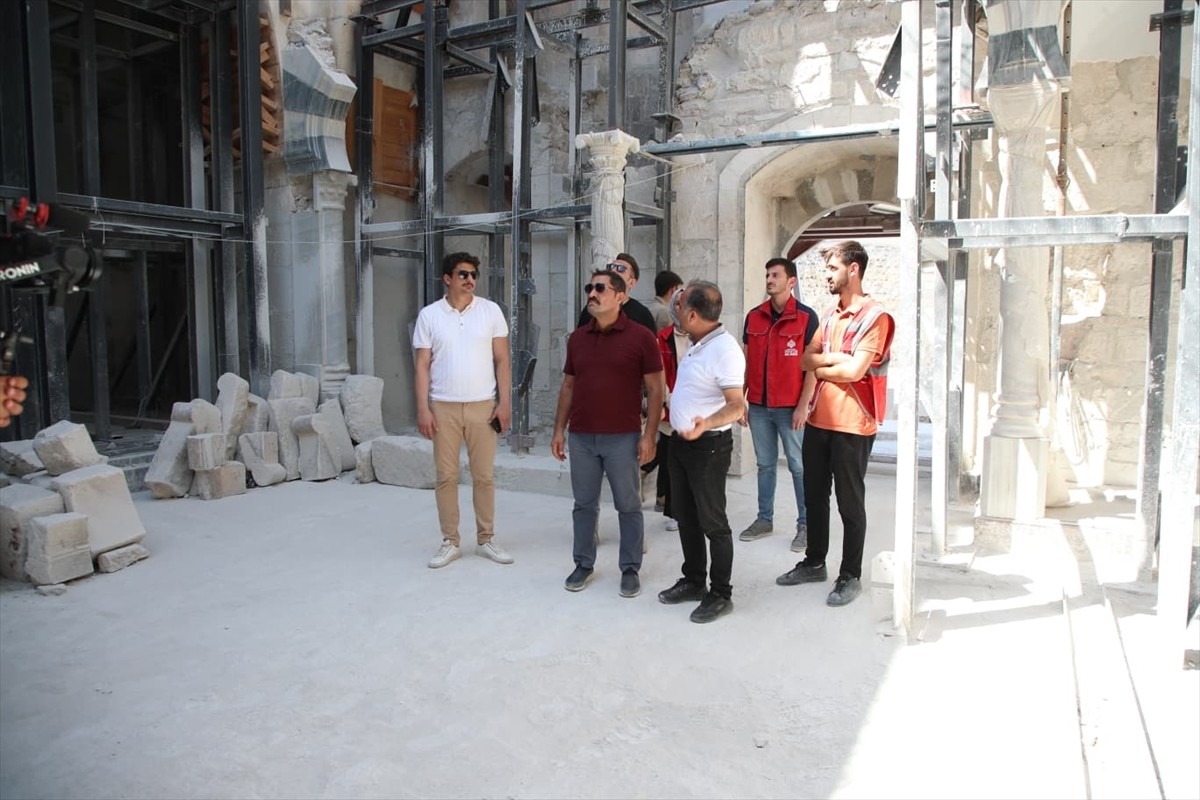 Hatay'ın merkez Antakya ilçesinde 6 Şubat 2023'teki depremlerde hasar gören Şeyh Ali Camisi'nin...