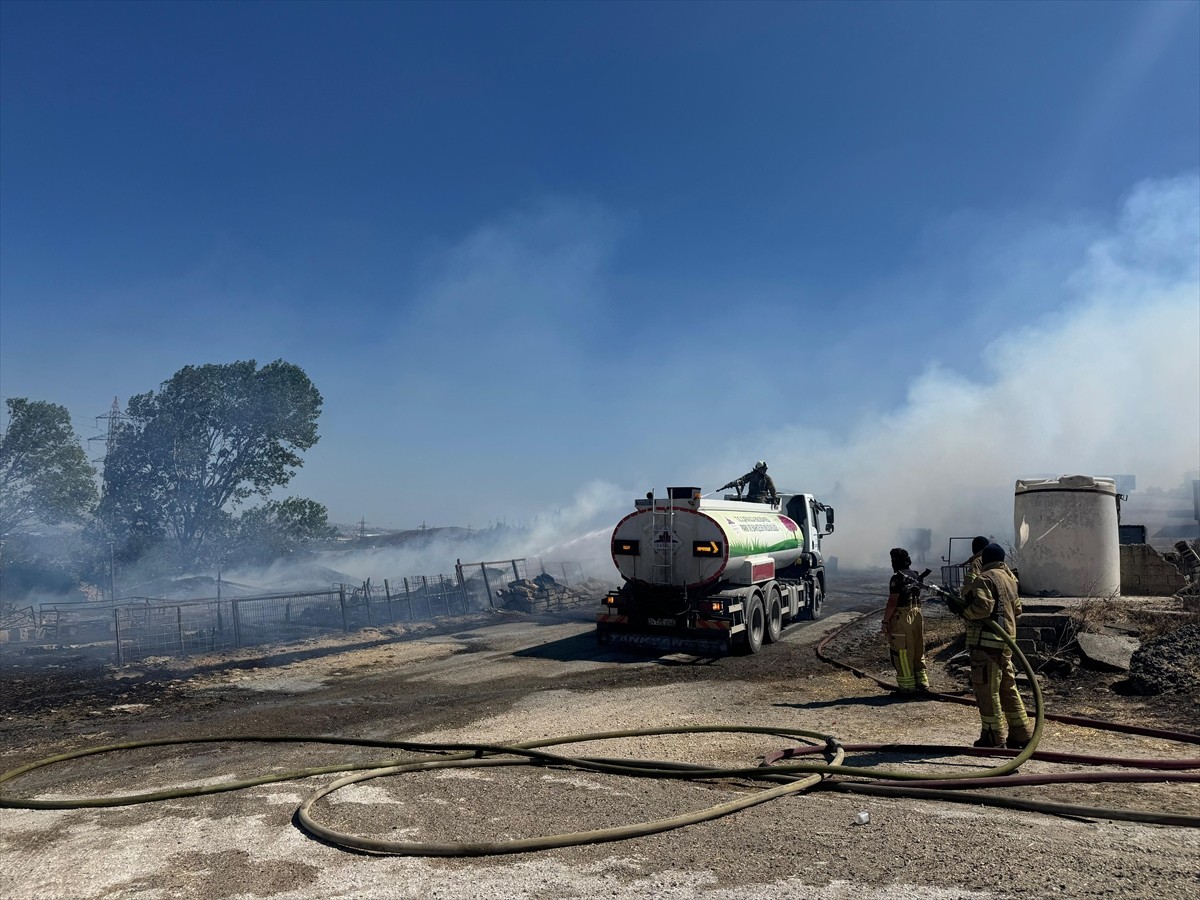 İstanbul Çatalca'da aynı anda 2 farklı noktada çıkan yangına ekipler müdahale ediyor.