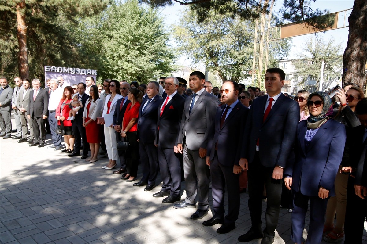 Kırgızistan'ın başkenti Bişkek'te 30 Ağustos Zafer Bayramı ve Türk Silahlı Kuvvetler Günü...