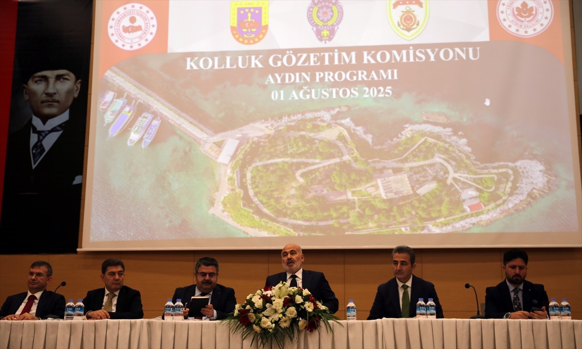 Kolluk Gözetim Komisyonunun Aydın'daki toplantısı, İçişleri Bakan Yardımcısı ve Kolluk Gözetim...