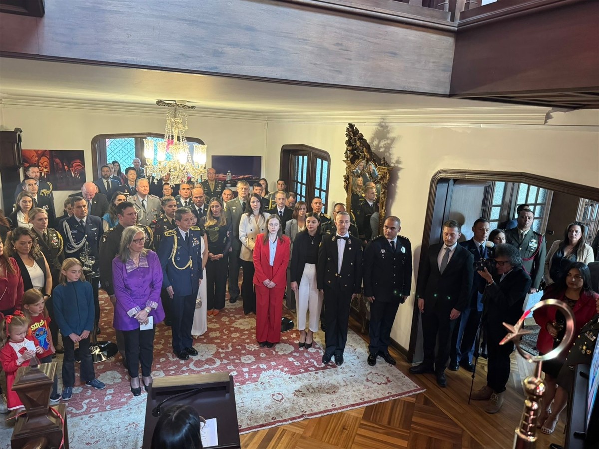 Kolombiya'nın başkenti Bogota'da 30 Ağustos Zafer Bayramı ve Türk Silahlı Kuvvetleri (TSK) Günü...