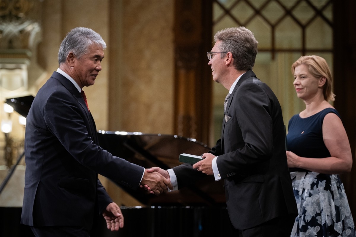  Macaristan'ın başkenti Budapeşte'de Türk Kültürü Teşkilatı (TÜRKSOY) Genel Sekreteri Sultan...