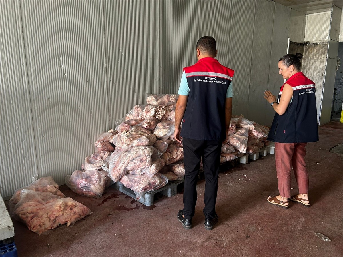 Tekirdağ'ın Ergene ilçesinde sağlıksız koşullarda ürün işlenen gıda deposuna 210 bin 622 lira ceza...