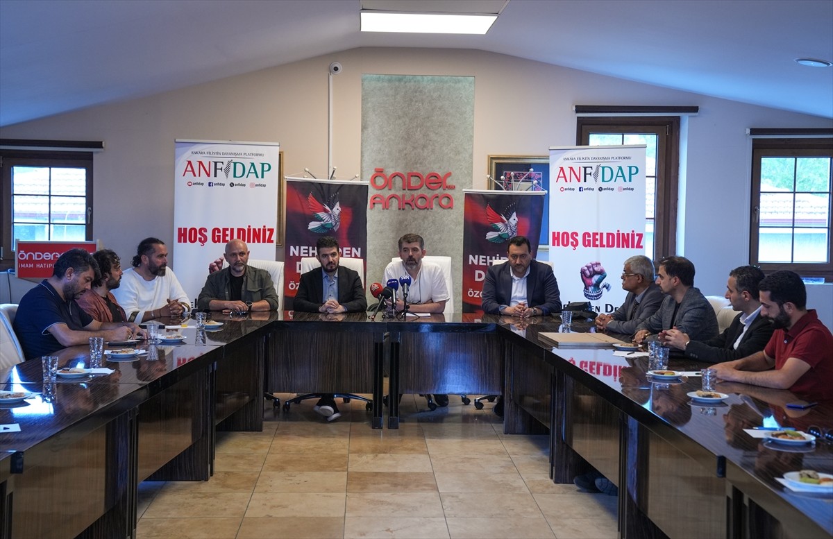 Türkiye'deki Filistinli Basın Mensupları Derneği ve Ankara Filistin Dayanışma Platformu'na...