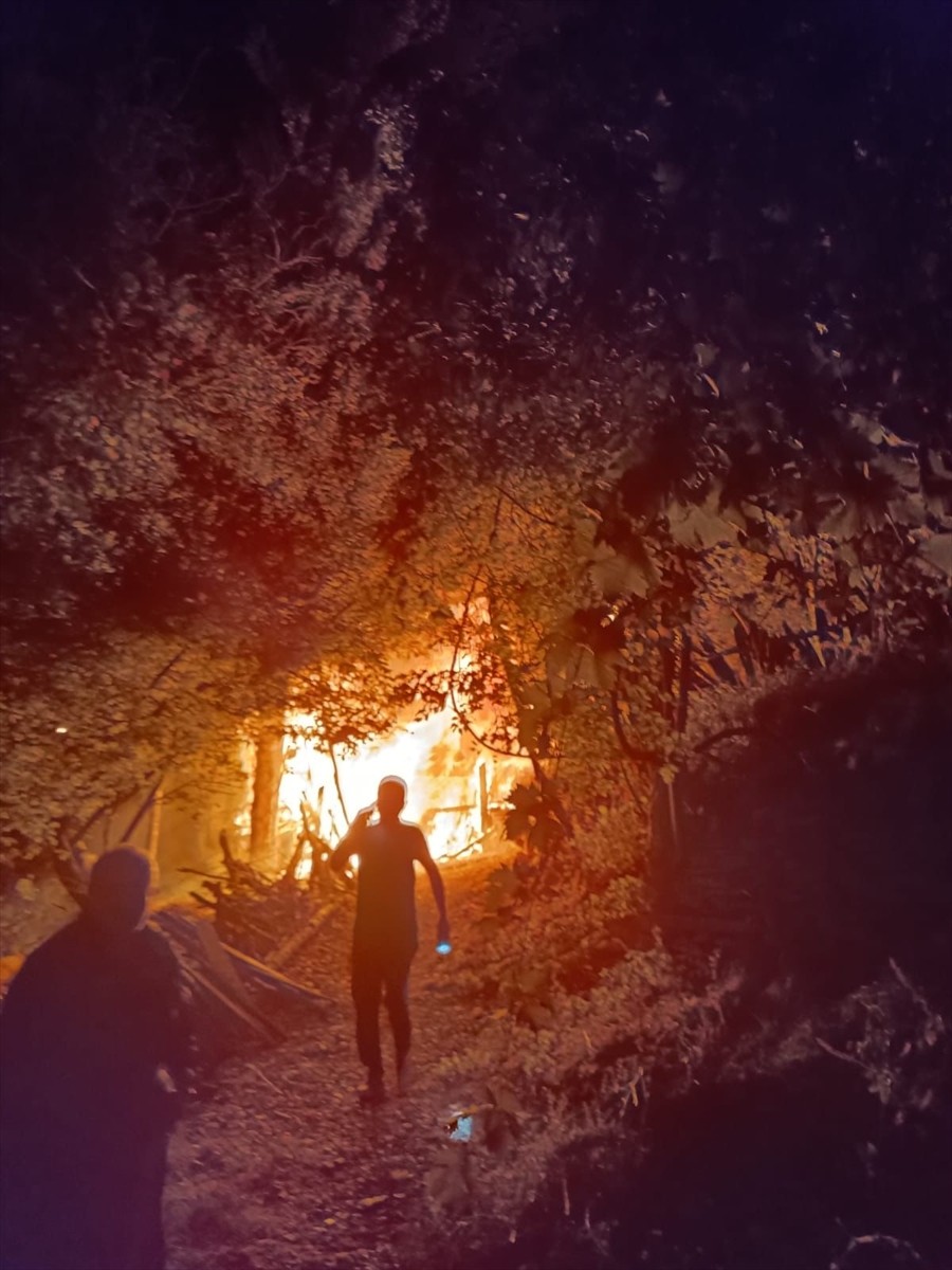 Adana'nın Feke ilçesinde evlerinde yangın çıkan anne ve oğlu yaralandı, ev kullanılamaz hale...