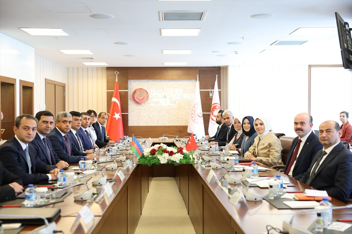 Aile ve Sosyal Hizmetler Bakanı Mahinur Özdemir Göktaş, Azerbaycan Çalışma ve Halkın Sosyal...