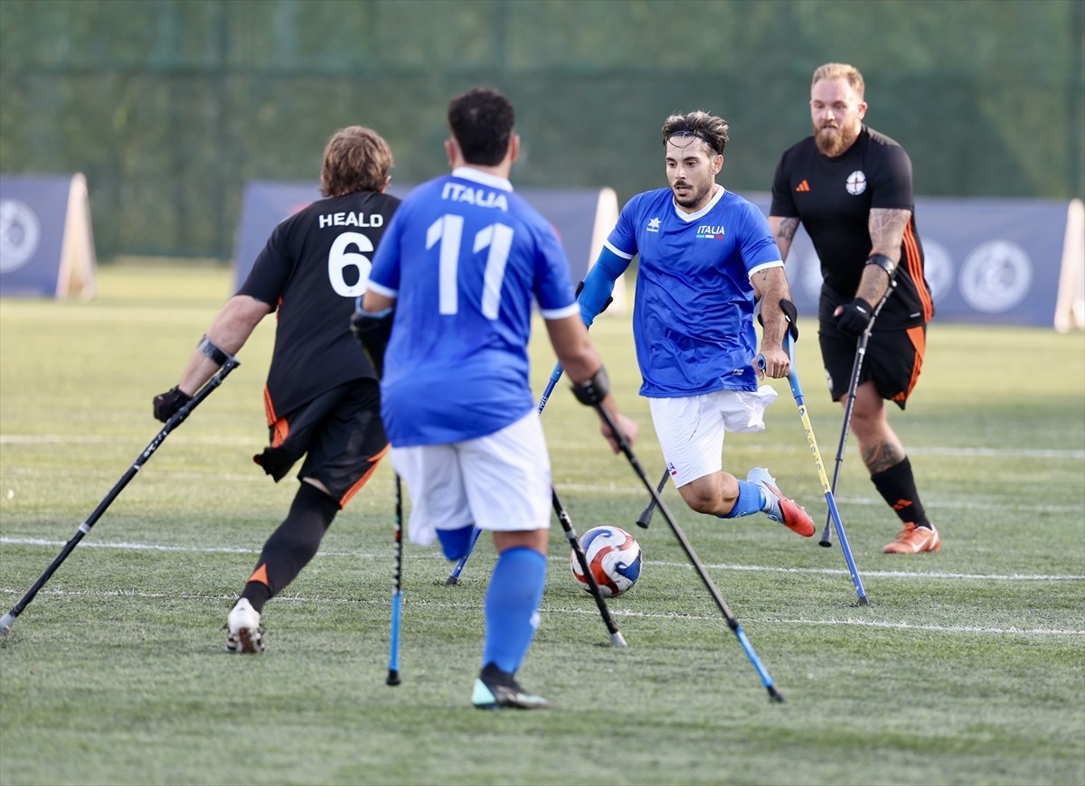 Avrupa Ampute Futbol Federasyonu (EAFF) 2025 Ampute Futbol Uluslar A Ligi'nde İngiltere, İtalya...