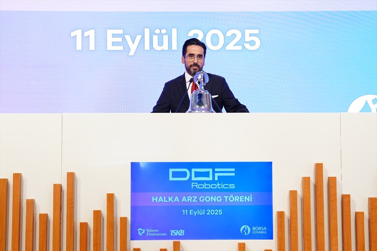 Borsa İstanbul’da gong, halka arz sürecini yatırımcının yoğun ilgisiyle tamamlayan DOF Robotik...
