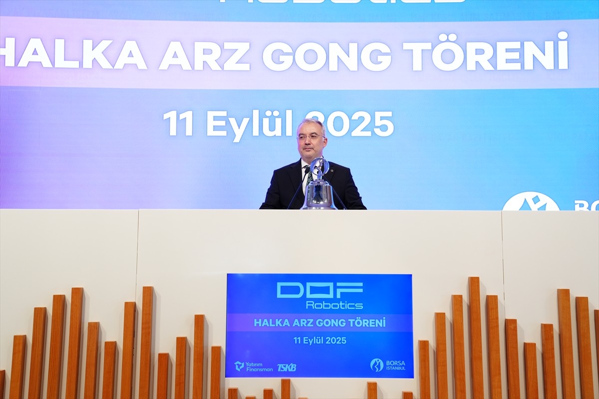 Borsa İstanbul’da gong, halka arz sürecini yatırımcının yoğun ilgisiyle tamamlayan DOF Robotik...
